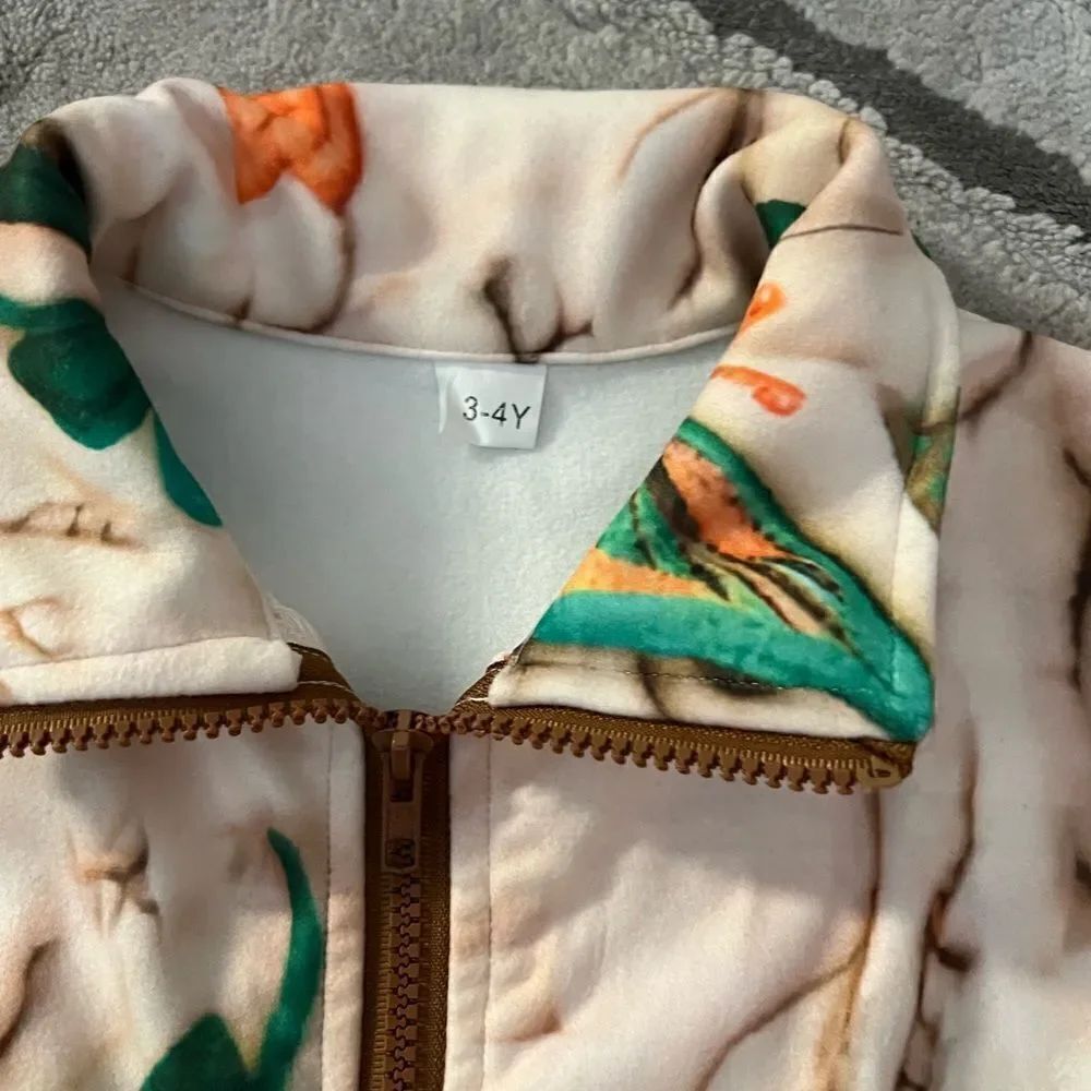 Girl’s Full Zip Jacket - Picture 4 of 7